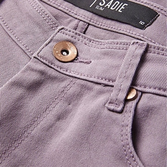 SADIE RELAXED SLIM LEG JEANS - GRAPE SIZES 12W, 14W, 16W (NEW WITH TAGS) - Picture 4 of 5